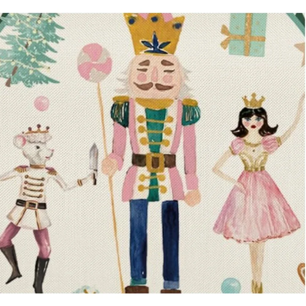 Nutcracker Table Runner Christmas Decor Xmas Holiday Decoration Decorative Cloth